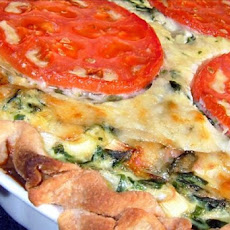 Spinach & Ham Quiche
