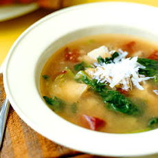 Chicken and Escarole Soup with Fennel