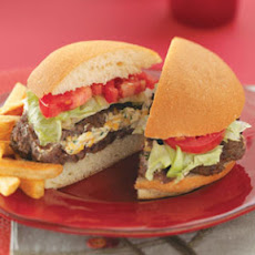 Herb & Cheese-Stuffed Burgers Recipe