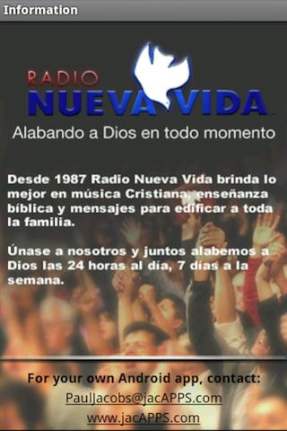 【免費娛樂App】Radio Nueva Vida-APP點子