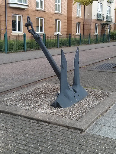 Two Anchors Sculpture