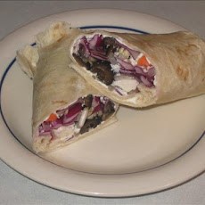 Crunchy Veggie Tortilla Wraps