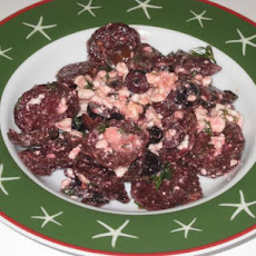 Roasted Beet Salad With Olives and Feta