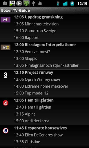 Boxer TV Guide SE