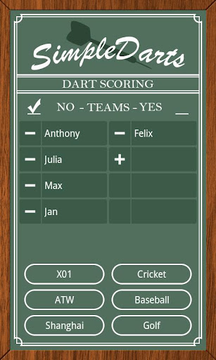 Simple Darts - Dart Scoring