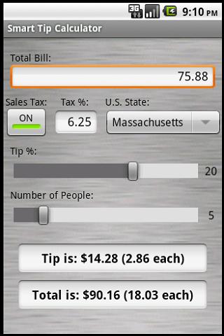 Smart Tip Calculator