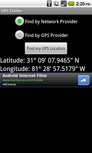 GPSファインダー