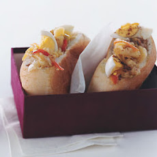 Moroccan-Style Potato and Egg Sandwiches