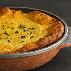 Pear and Smoked Gouda Dutch Baby