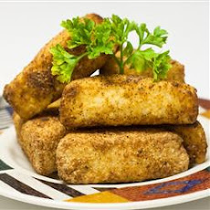 Breaded, Fried, Softly Spiced Tofu