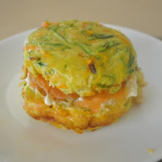 Smoked Salmon Frittata Triangles