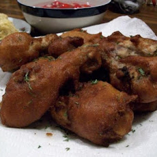 Batter-Dipped Crunchy Fried Chicken