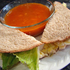 Fresh Tomato Soup With Rice
