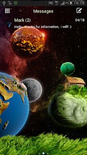 download GO SMS Theme Cosmos free