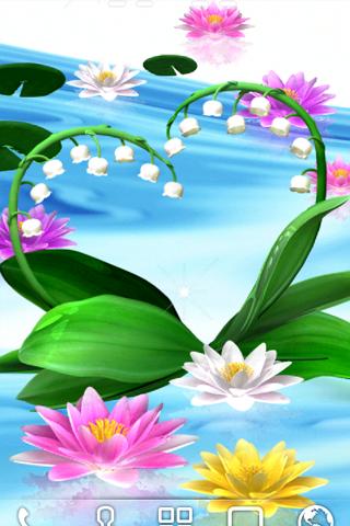 無料个人化AppのWater Lily Bell ライブ壁紙 トライアル|HotApp4Game