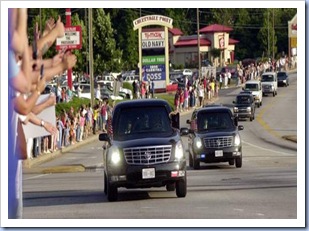 Motorcade Near Cherrydale (Alan Devorsey - Gville News)