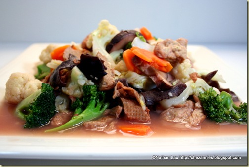 Vegetarian Chap Chye (Stir-fried Mixed Vegetables)