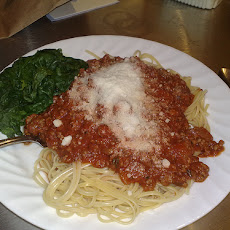 Linguine with Meat Sauce Casserole