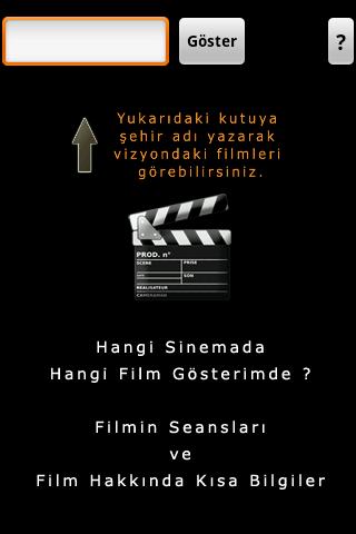 Vizyondaki Filmler