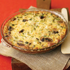Mushroom-Cheddar Frittata