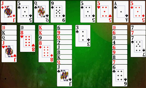 Freecell solitaire