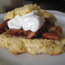 Tomato and Kielbasa Shortcake