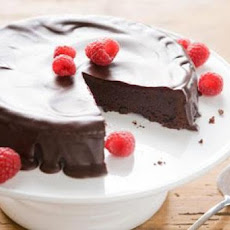 Flourless Chocolate Cake with Chocolate Glaze