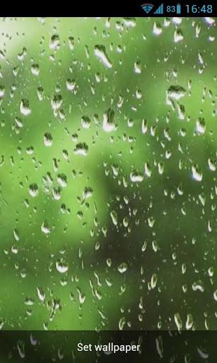 Raindrops Live Wallpaper HD 4