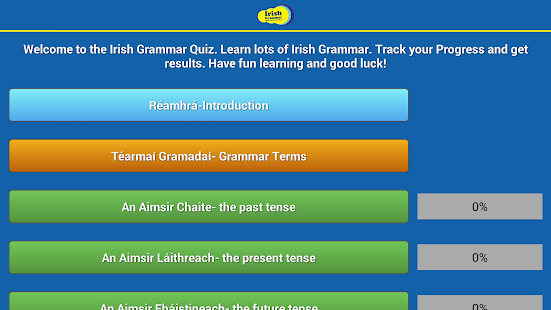 How to get Irish Grammar lastet apk for bluestacks
