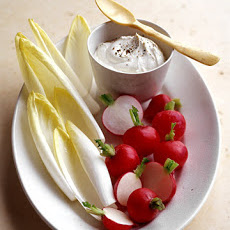 Crudites with Goat Cheese Dip