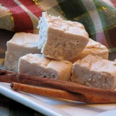 Creamy Eggnog Fudge