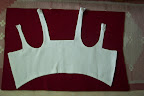 Bodice made up of interlining
