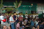 crowd at Court Malai Temple