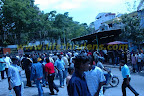 crowd at Court Malai Temple