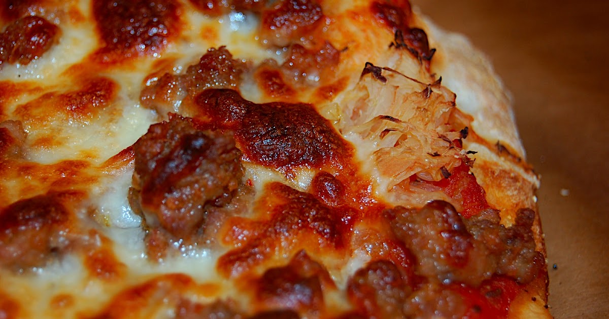 Savory Spicy Sweet Sausage and Sauerkraut Pizza