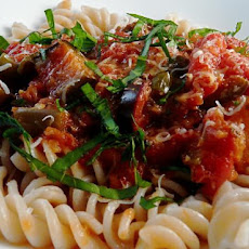 Crock Pot Pasta With Eggplant Sauce
