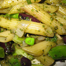 Pasta, Pesto and Peas
