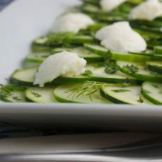 Zucchini & Cucumber 'Beat the Heat' Carpaccio