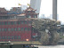 Double Dragon Ship moored beneath Nanpu bridge.