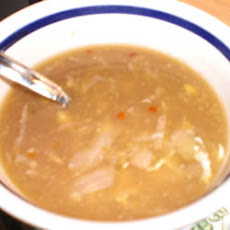 Hot and Sour Chicken and Cabbage Soup