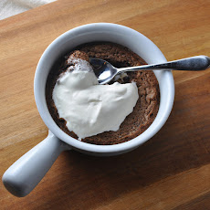 Little Chocolate Cakes with Whiskey Cream