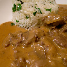 Leftover Roast Beef Stroganoff