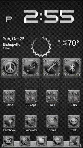 Screwed Steel Launcher Theme