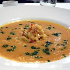 Curried Turkey, Apple and Sweet Potato Soup