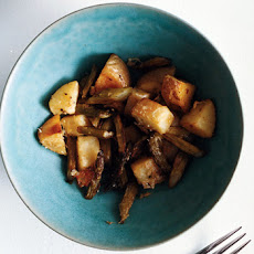 Roasted Potatoes and Asparagus with Parmesan