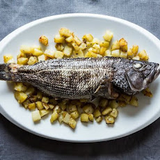Whole Roasted Fish with Rosemary Potatoes