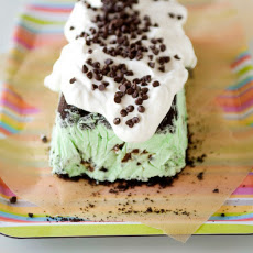 Mint Chocolate Chip Ice Cream Terrine