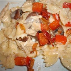 Cheesy Chicken Pepper Pasta
