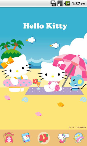 Hello Kitty Beach Theme