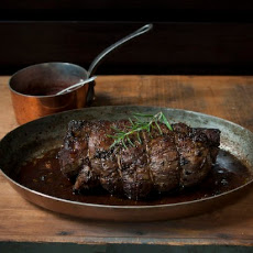 Porcini and Rosemary Crusted Beef Tenderloin with Port Wine Sauce
